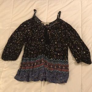 Cold shoulder blouse